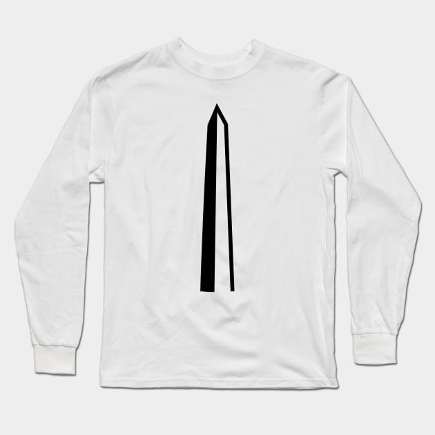 Washington Memorial Long Sleeve T-Shirt by Chuubei